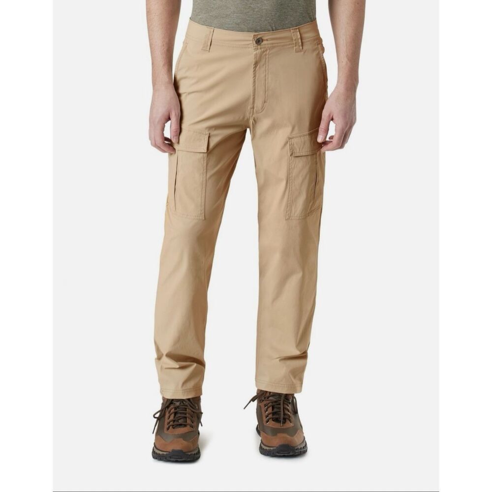 Bass Outdoor Regular-Fit Stretch Performance All Grounds Cargo Tech Pants Kelp 3